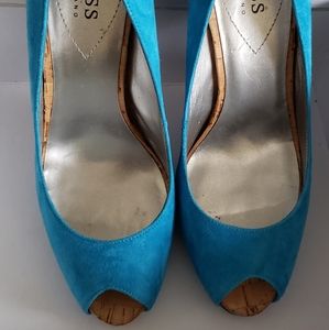 Women's Guess Suede HIgh Heel Shoes